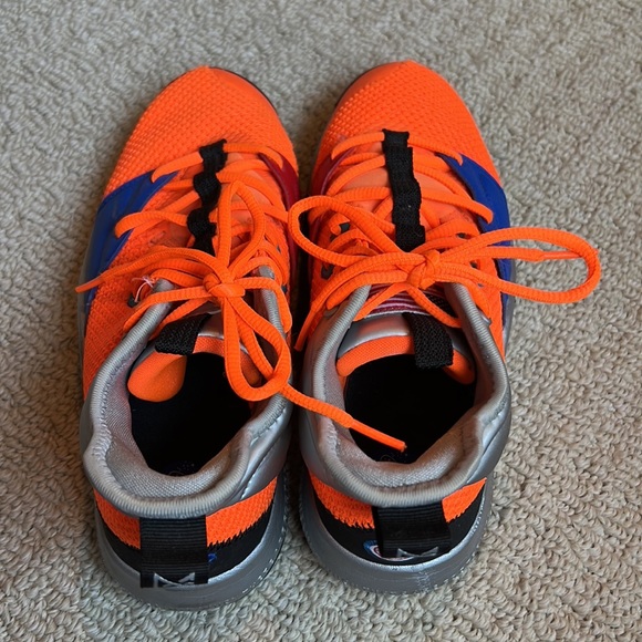 NIKE NASA PG3 C18973-800 Total Orange Blue Black Paul George -Size 7 Zoom Air - Picture 5 of 8